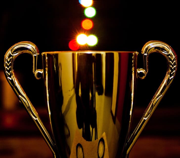 Award Cup Lights Bokeh Preview