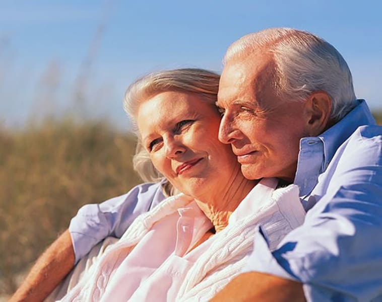 Seniors On Beach