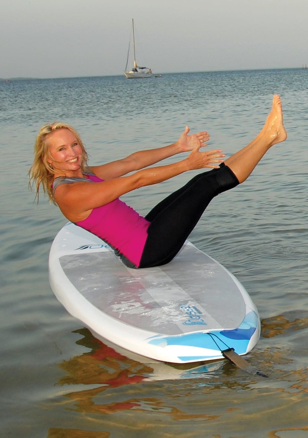 Lisa Leath Turpin on Paddleboard