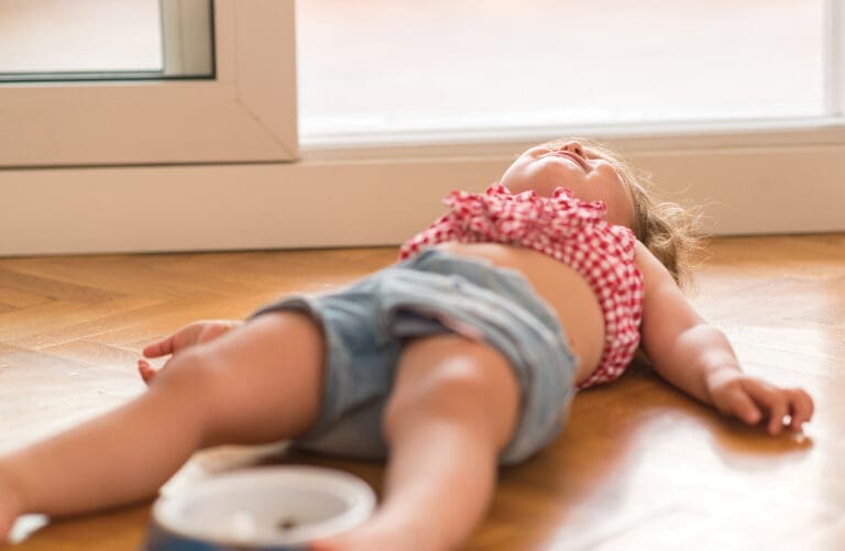 Little Girl At Home, Beautiful Toddler