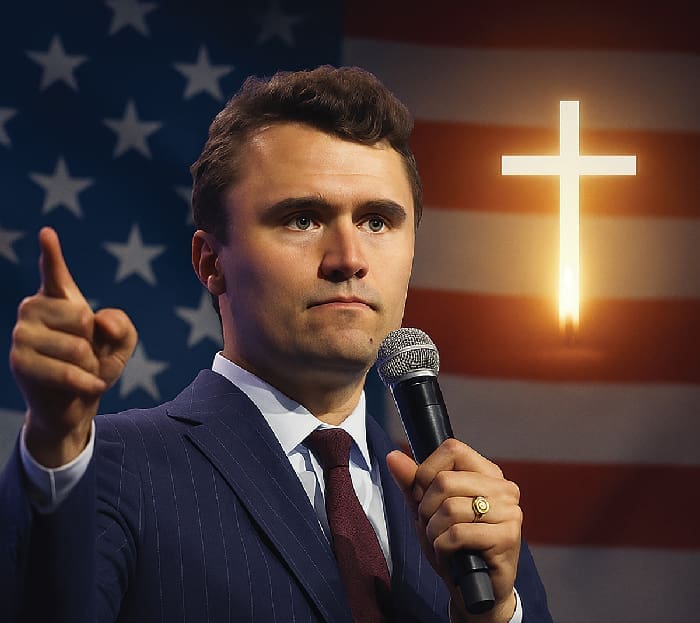Charlie Kirk Mic For Poster