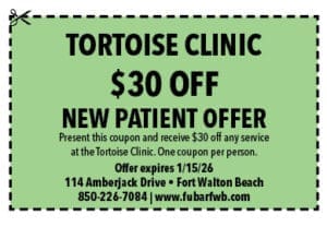 Fwb Lige Coupons 2025 Dec Tortoise Clinic