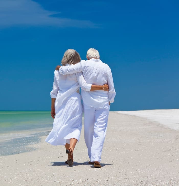 Seniors On Beach Istock 146893357