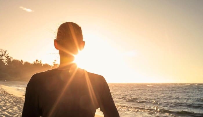 Mental Health Man Sunset