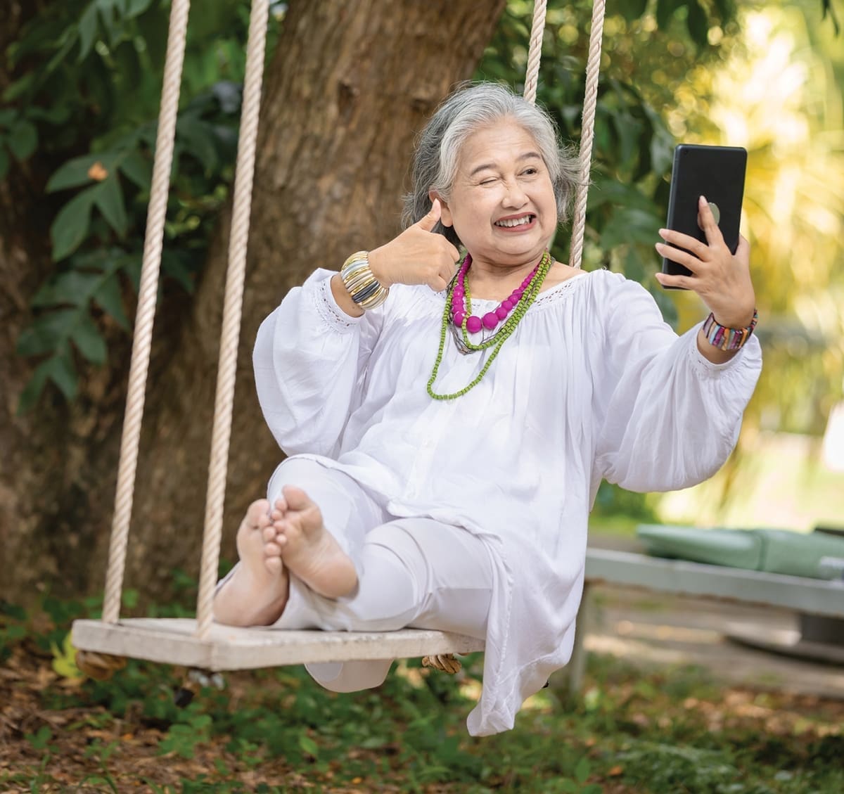 Tortoise Older Lady Swinging Istock 2168569975