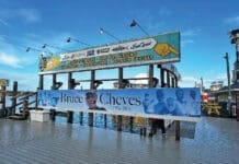 Bruce Ajs Sign At Docks