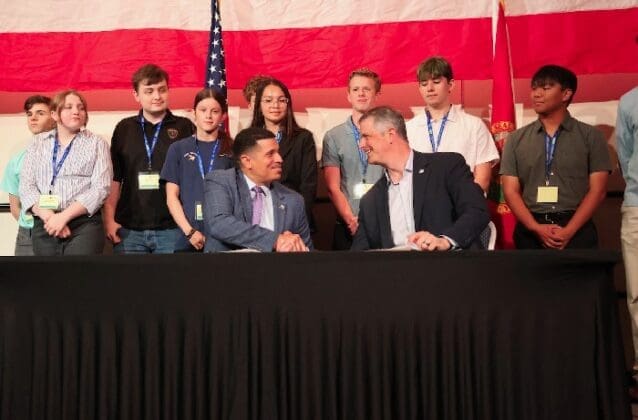 Education Ocsd And Space Florida Handshake